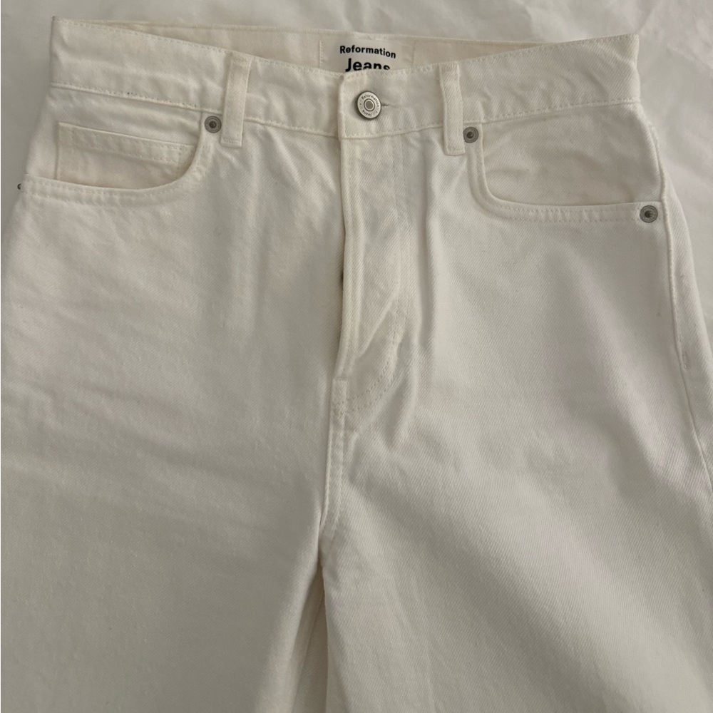 White Reformation Jeans size 26